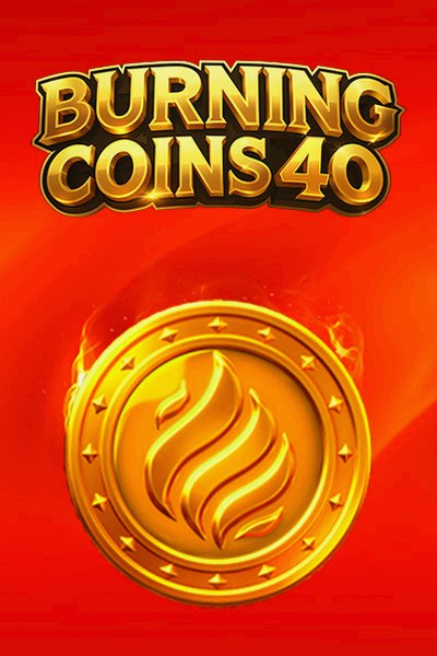 Omslag van de gokkast Burning Coins 40 in de Betrepublic-lobby