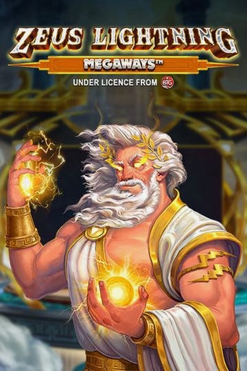 Omslag van de slot Zeus Lightning MegaWays in Kingmaker Casino